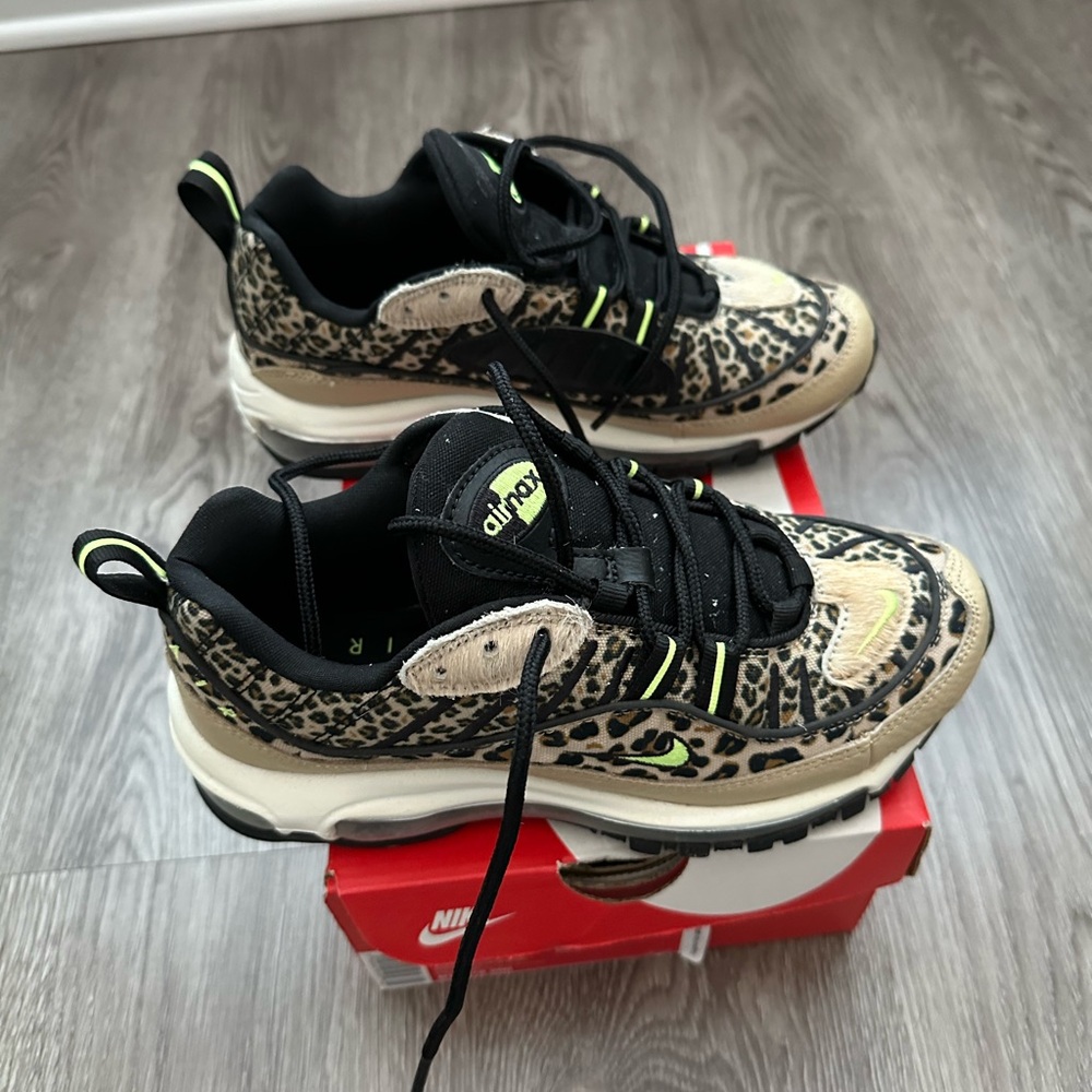 Nike W Air Max 98 PRM Leopard Print Sneakers